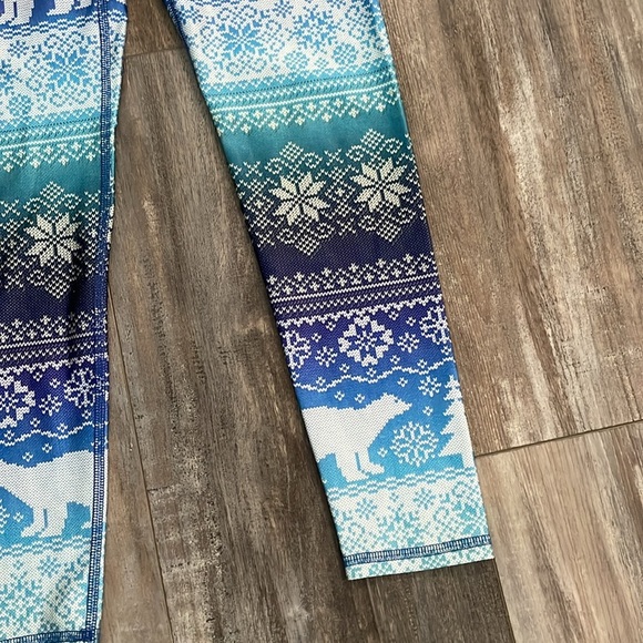 Terez Winter Fair Isle Leggings XS - Picture 6 of 9